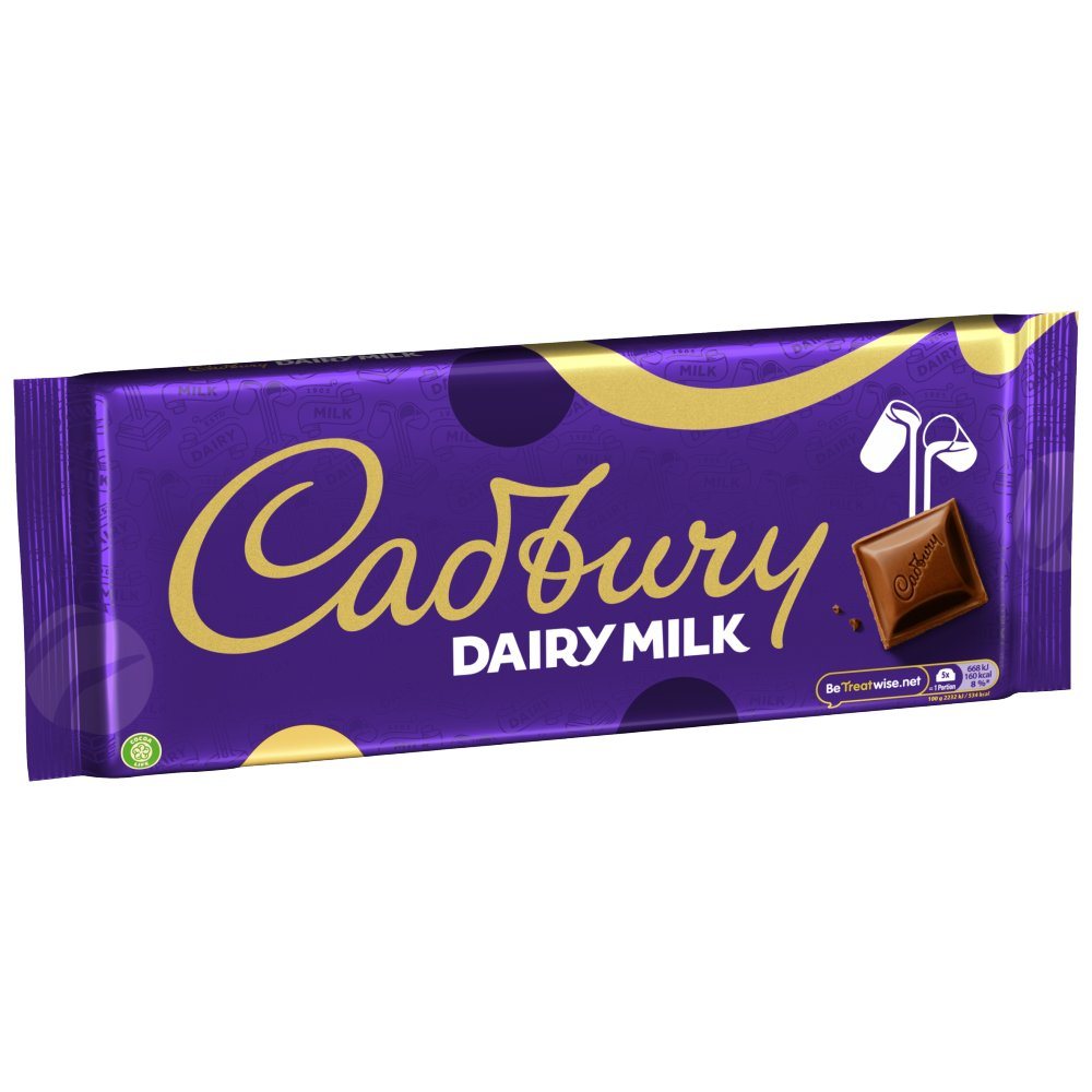 CADBURY Dairy Milk Chocolate Bar product packaging