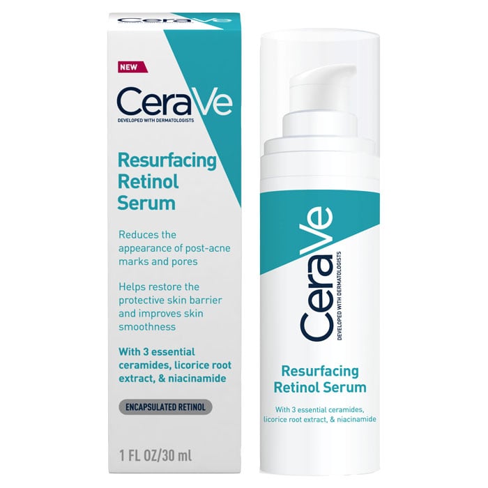 CERAVE Resurfacing Retinol Serum product packaging